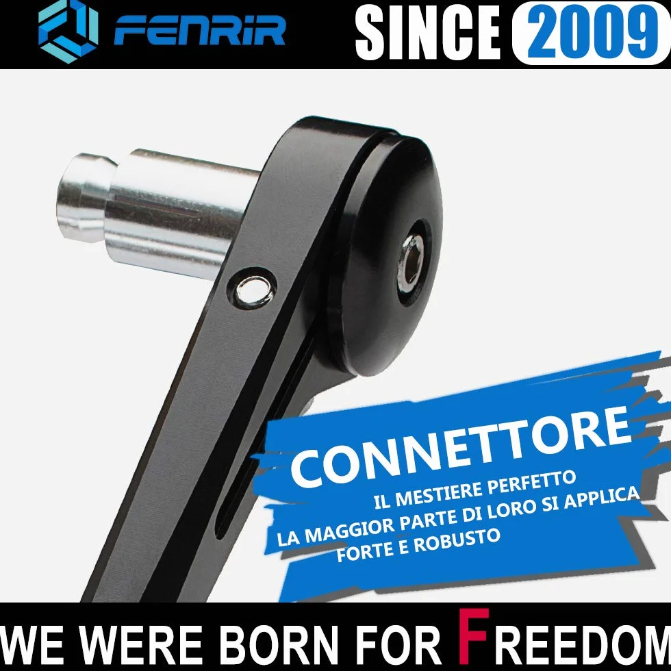 FENRIR E24 Omologato Nero Moto Retrovisore Punta Manubrio CNC per Forza Xmax Nmax MT03 MT07 MT09 MT10 Z125 Z400 Z650 Z900 CB650R CB500F CB125R GSXS750 SV650 Street Triple Scrambler Monster Scout