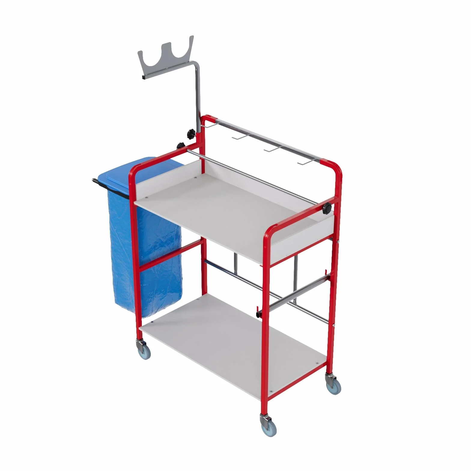 Carrello universale con ruote per lavori di verniciatura e officine