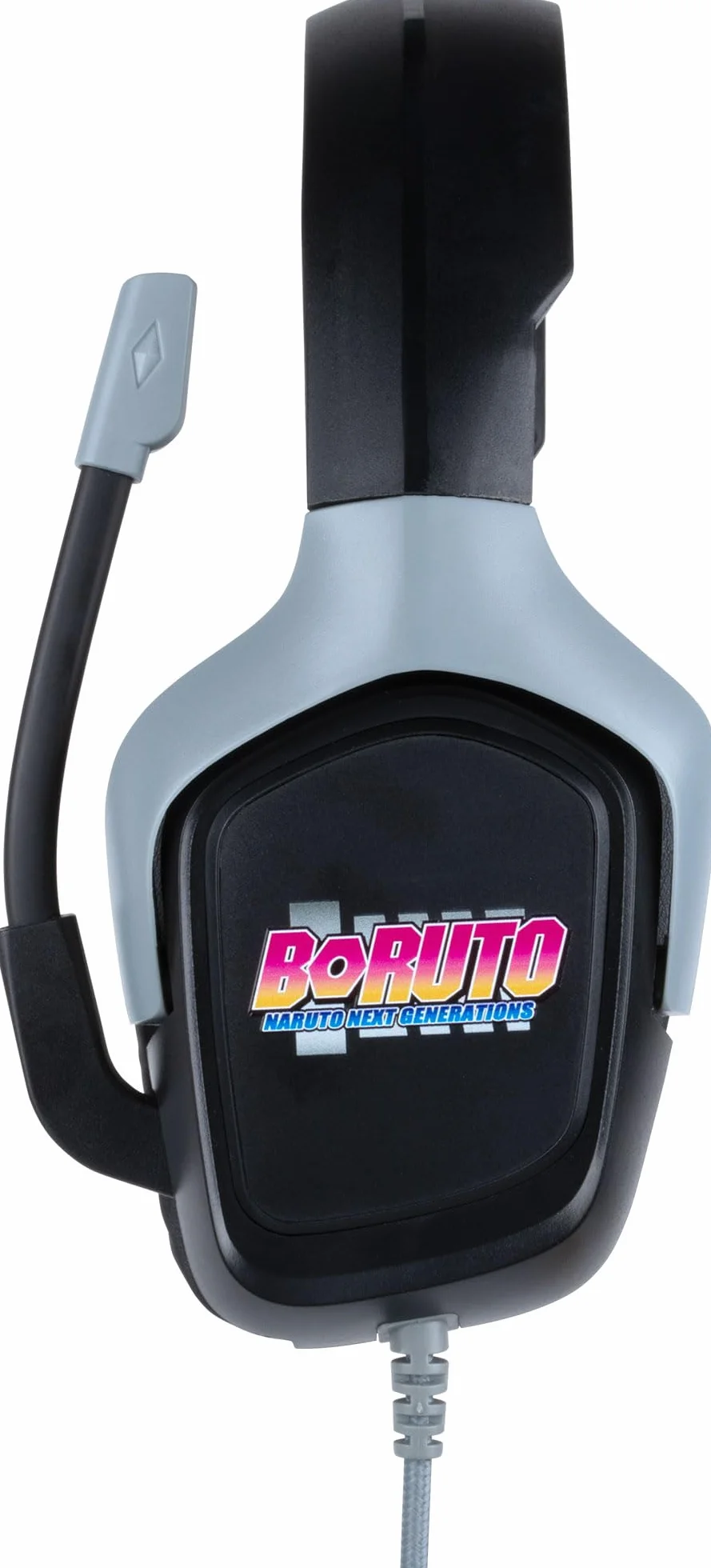 Konix Boruto Naruto Cuffie gaming PS4 PS5 Switch Xbox Cavo 1,5 m Connettore 3,5 mm Nero grigio