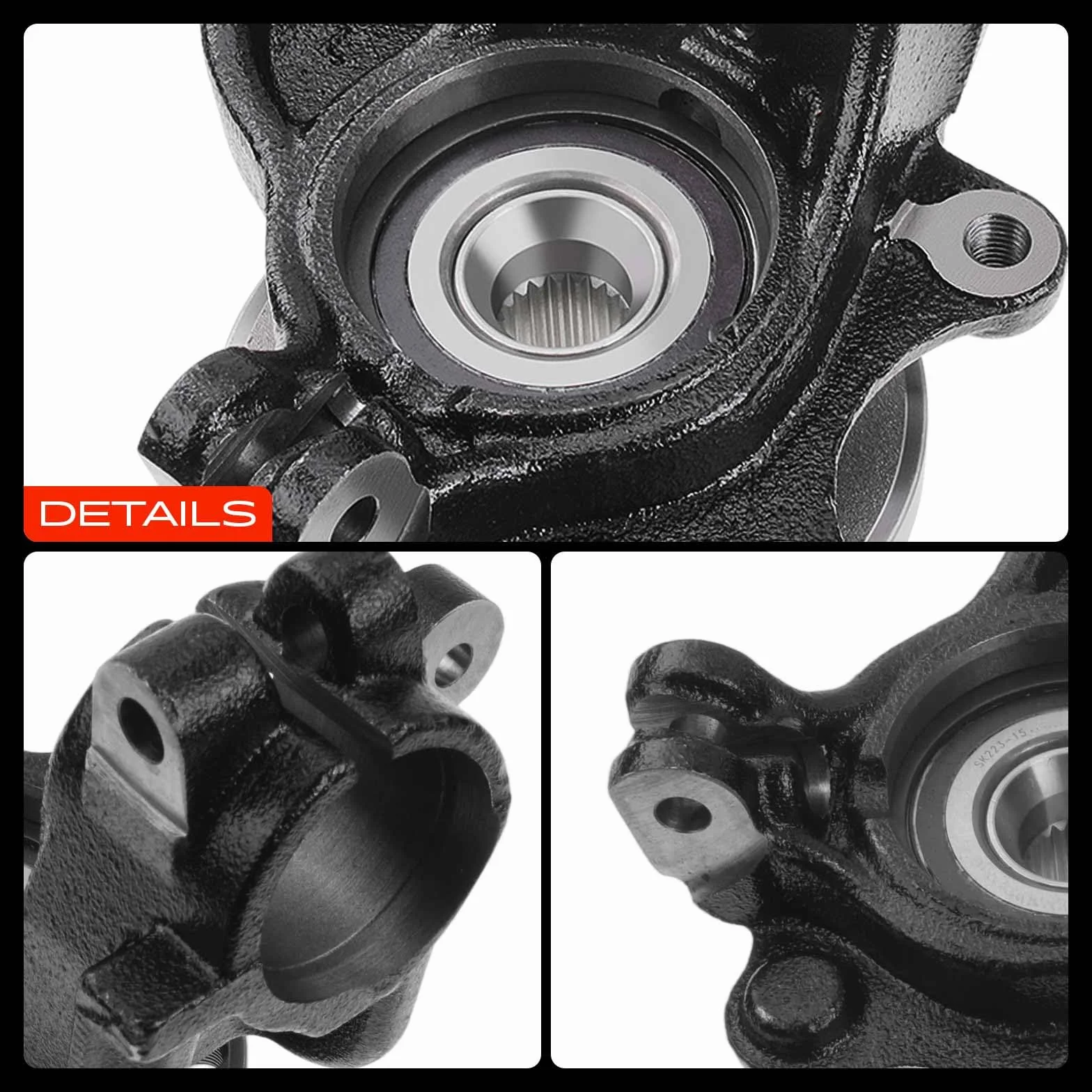 Frankberg Fuso a snodo completo Anteriore sinistro Compatibile con 208 I CA CC 207 WA WC C3 II SC C3 III SX 207 SW WK Replace# 1607557480
