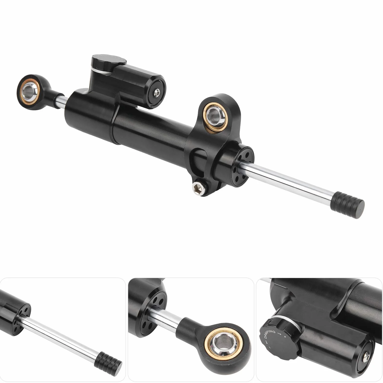 Ammortizzatore di Sterzo per Moto Universale - Stabilizzatore per Sicurezza e Controllo per Moto da e oltre