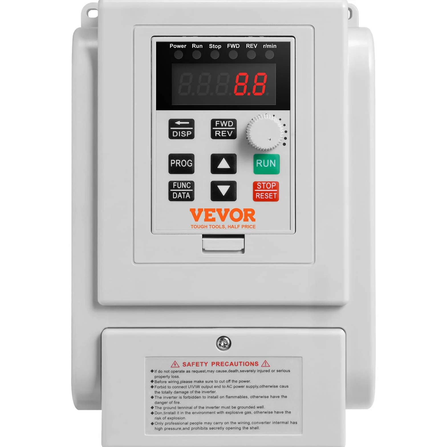 VEVOR Inverter Azionamento a Frequenza Variabile 4kW 5CV 18A 0-400Hz VFD Ingresso Monofase Uscita Trifase