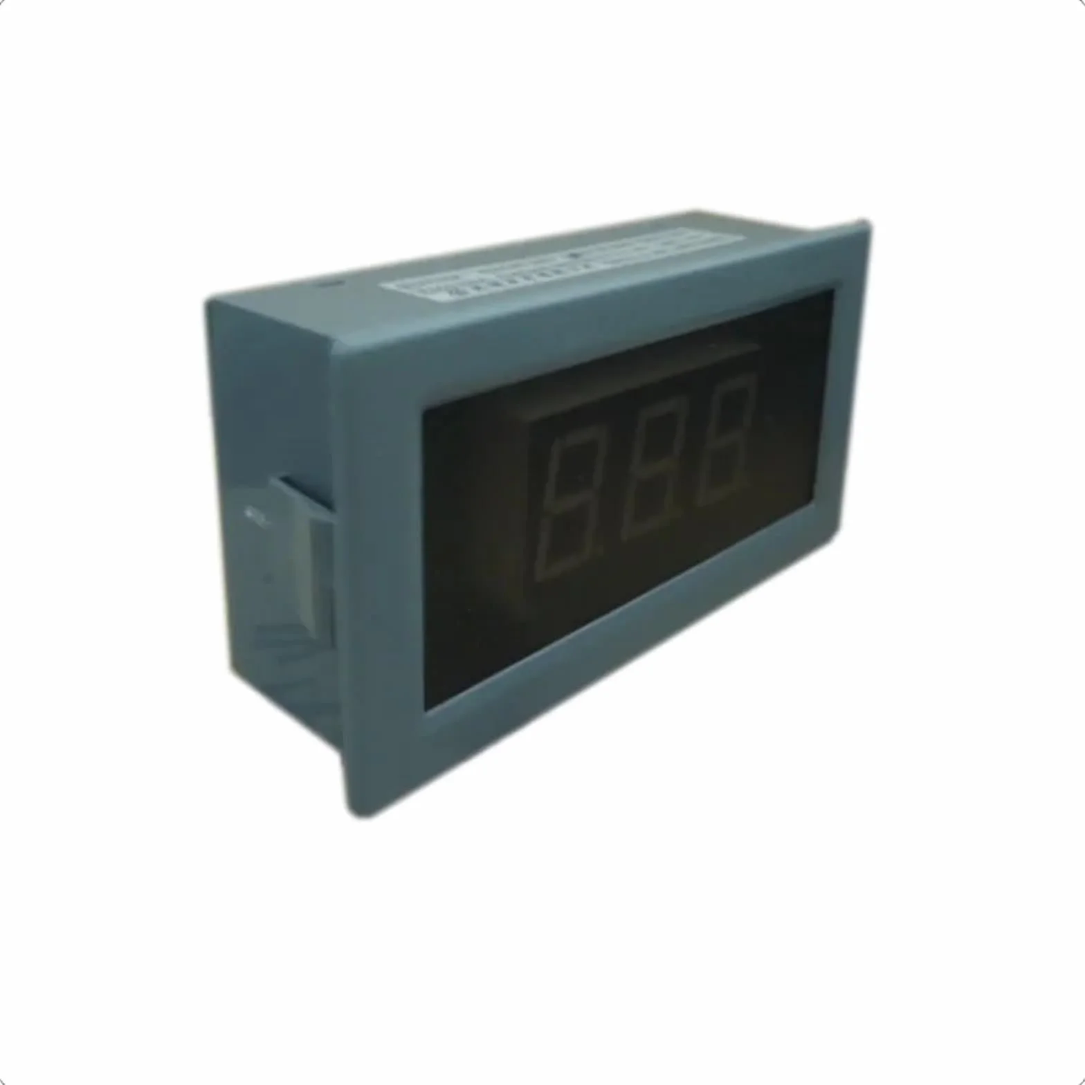Voltmetro digitale LED AC 30-500V Misuratore di tensione 240V 380V Completamente chiuso Rosso Blu Cifre Voltmetro Indicatore di tensione Tester(Blue)