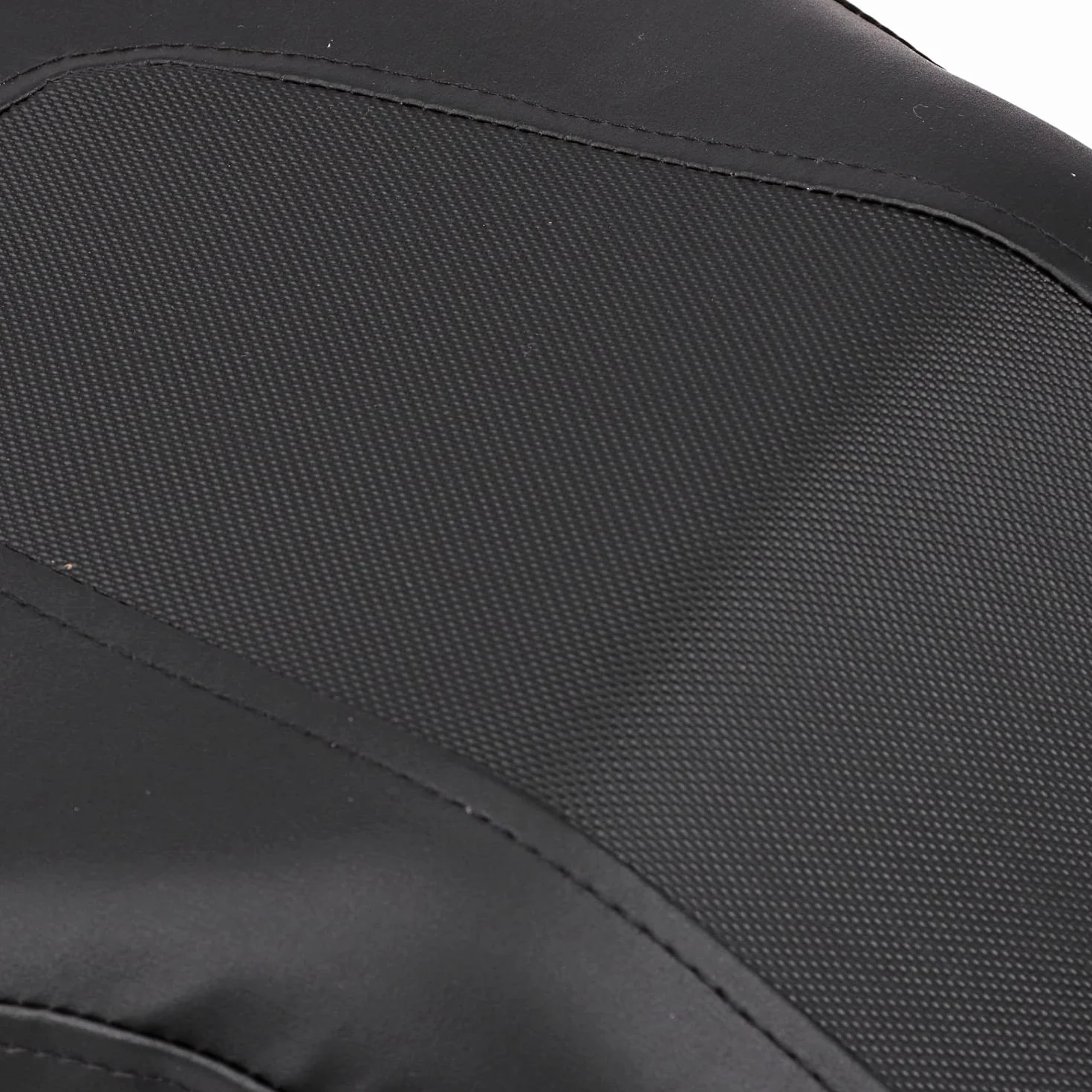 Cuscino per sedile posteriore del passeggero, compatibile con Harley Softail Fat Boy FLSTF 2007-2017, colore: Nero