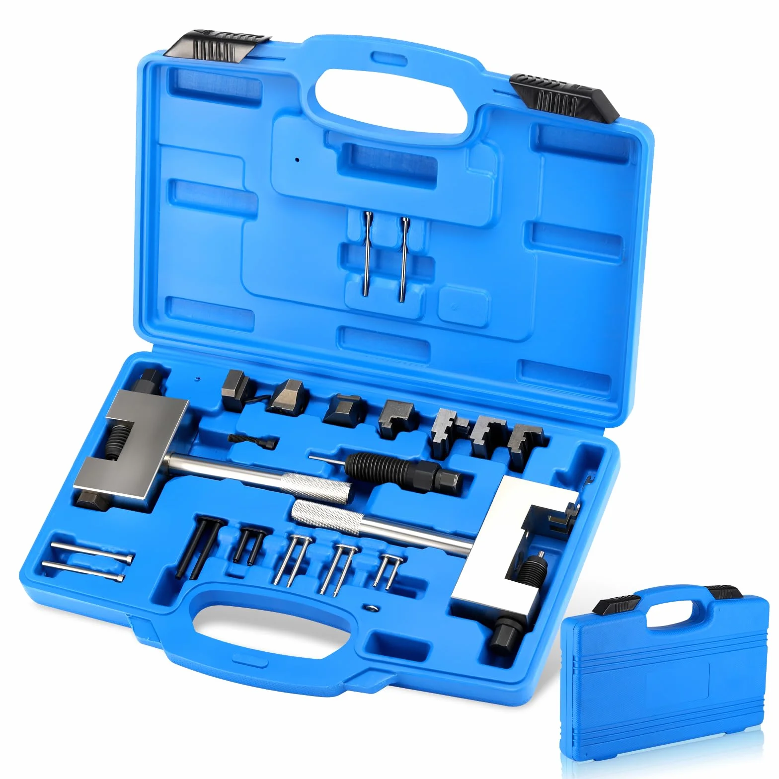 Kit di utensili per rivettatrici di catena di distribuzione, motore, rimozione, montaggio, set di utensili speciali per temporizzazione, set di rivettatrici per Mercedes Benz M271 M272 M273