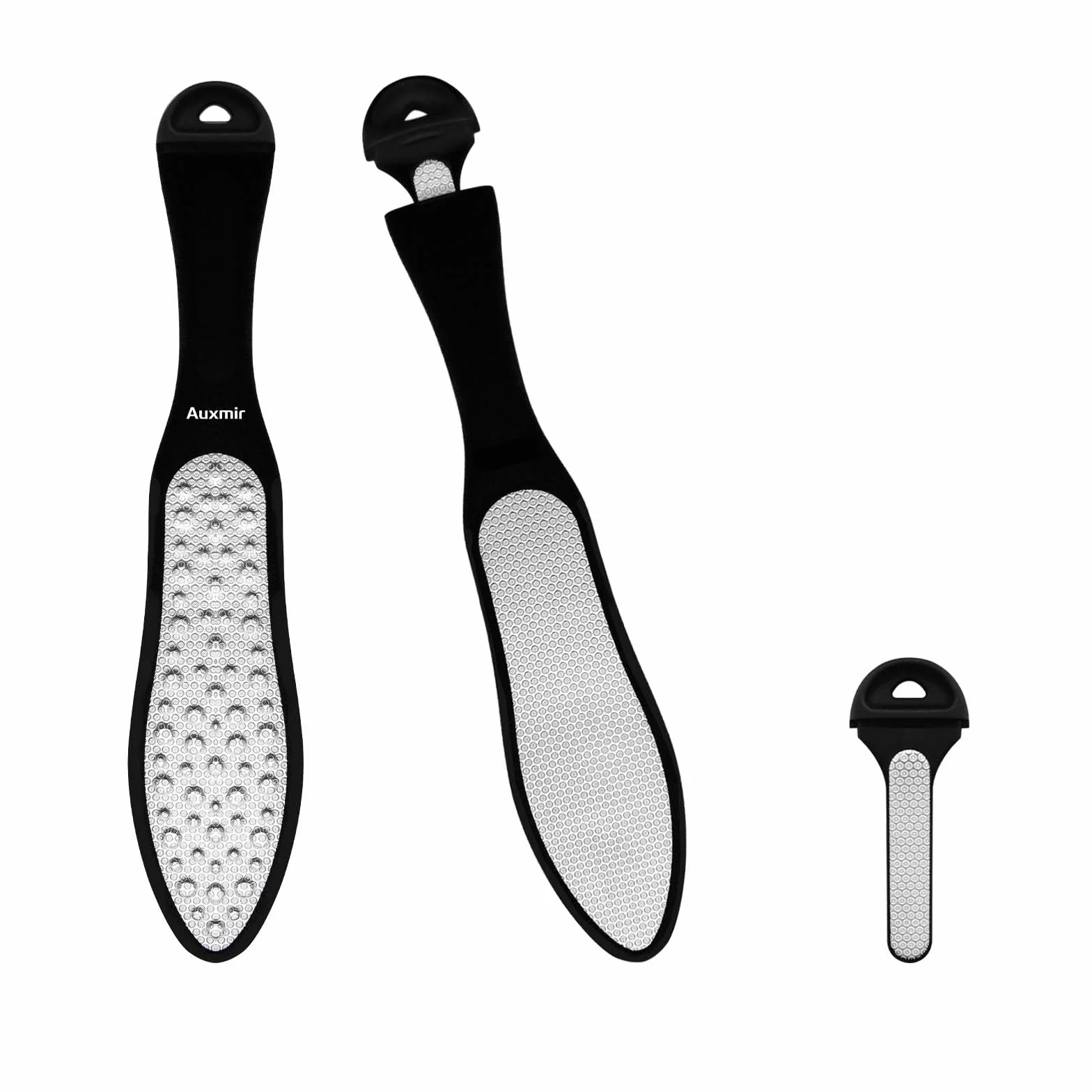 Auxmir 3in1 Raspa Piedi Professionale in Acciaio Inox, Lima Piedi Talloni Impermeabile, Antiruggine, Pedicure Professionale