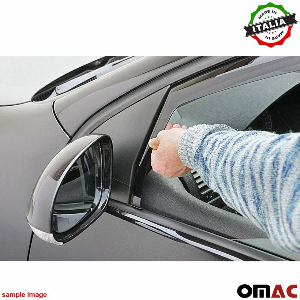 Deflettore antivento compatibile con Mercedes Sprinter W906 2006-2019 acrilico scuro 2X