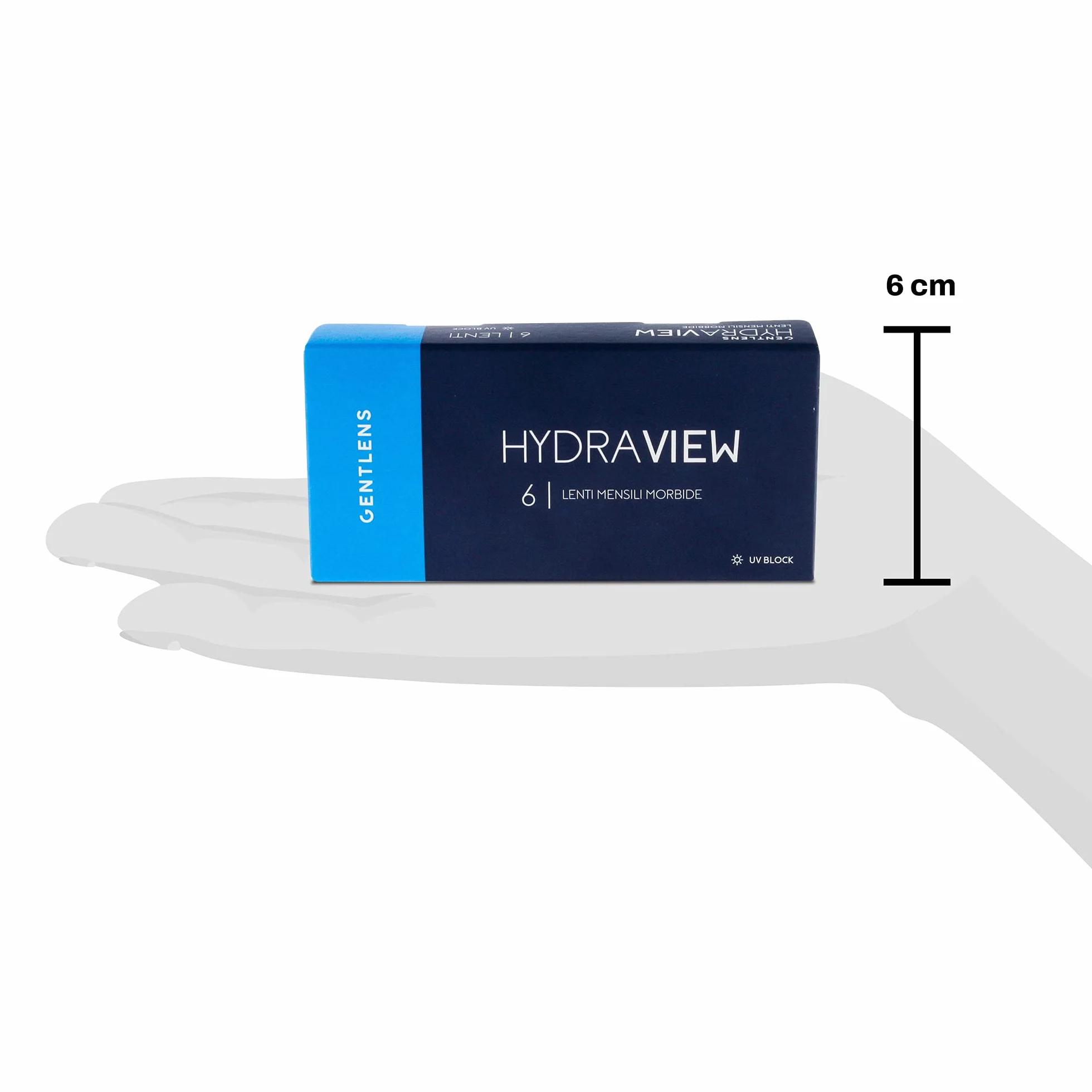 Gentlens HydraView Mensili 6p - Lenti a contatto morbide (-2.00)
