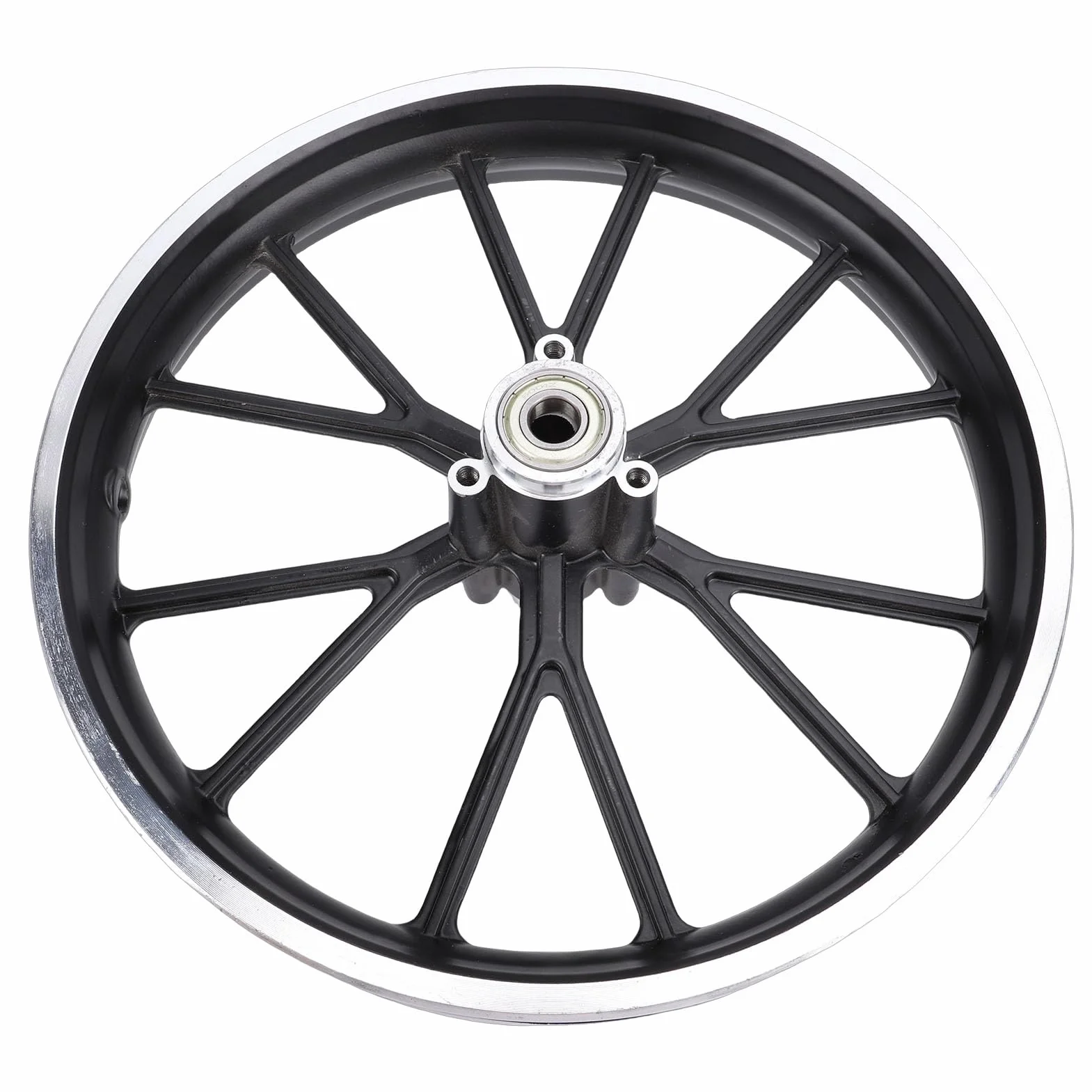 Cerchio in Lega di Alluminio 2.50-10 per Mini Bici Elettrica Pocket Bike Dirt Bike Ruota Posteriore 10 Pollici