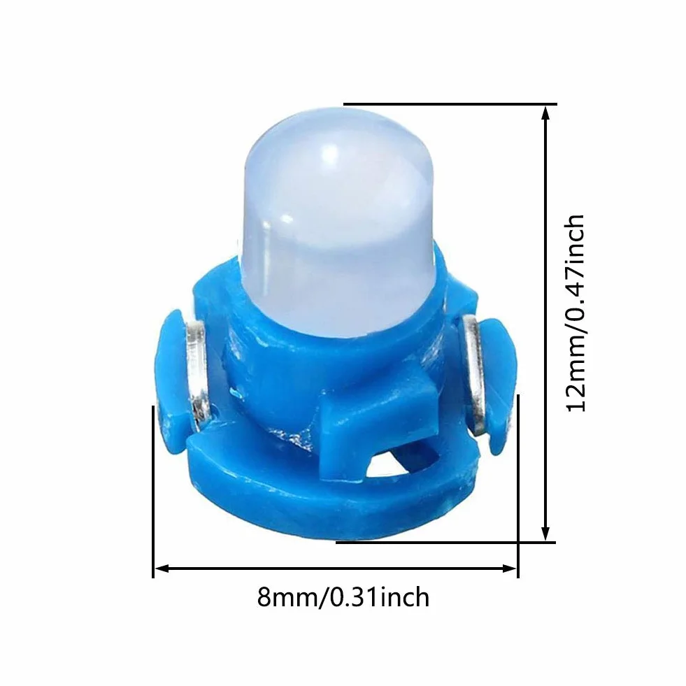 Luci LED T3 Neo Wedge blu per climatizzatore riscaldamento cruscotto