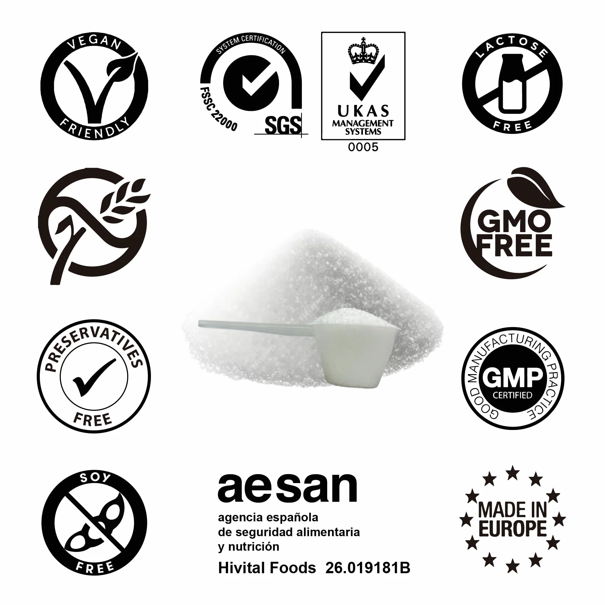 MSM 2000 mg Metilsulfonilmetano 720 g Integratore Articolazioni Ossa Capelli Unghie HIVITAL