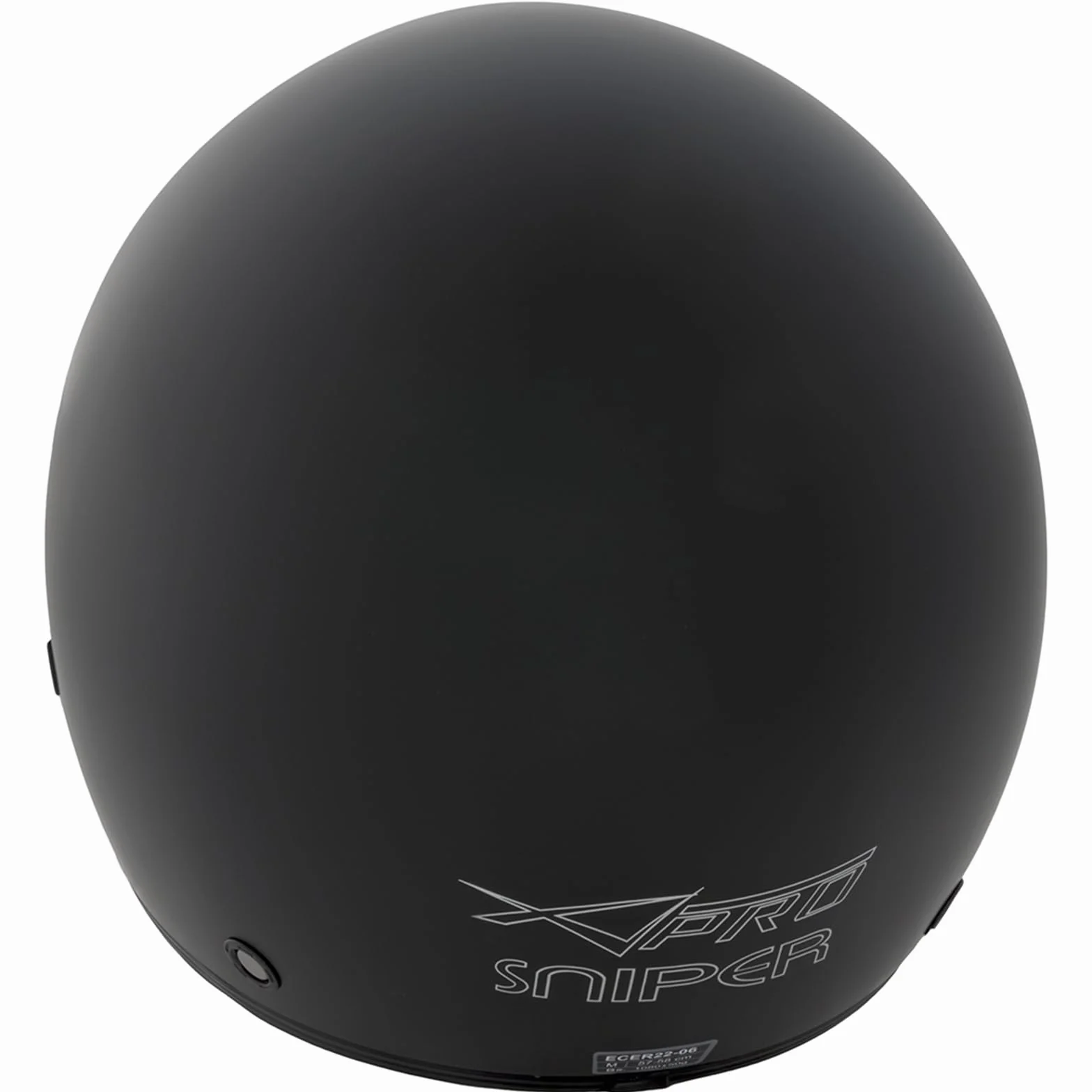 Casco Jet Scooter Moto Omologato ECE 22-06 Visiera Parasole Nero Opaco M