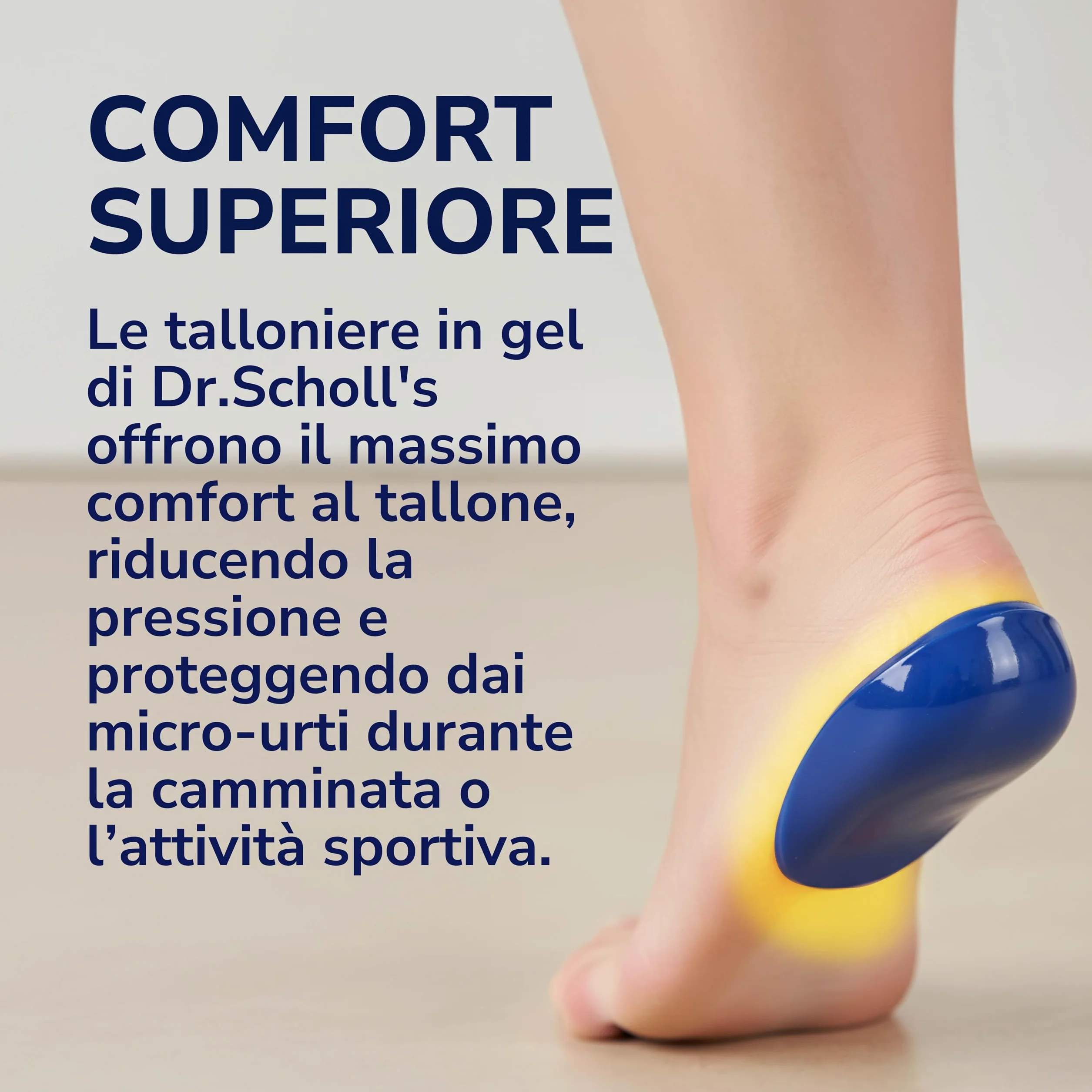 Dr. Scholl's Talloniera in Gel assorbe urti sostiene tallone comoda 41-46