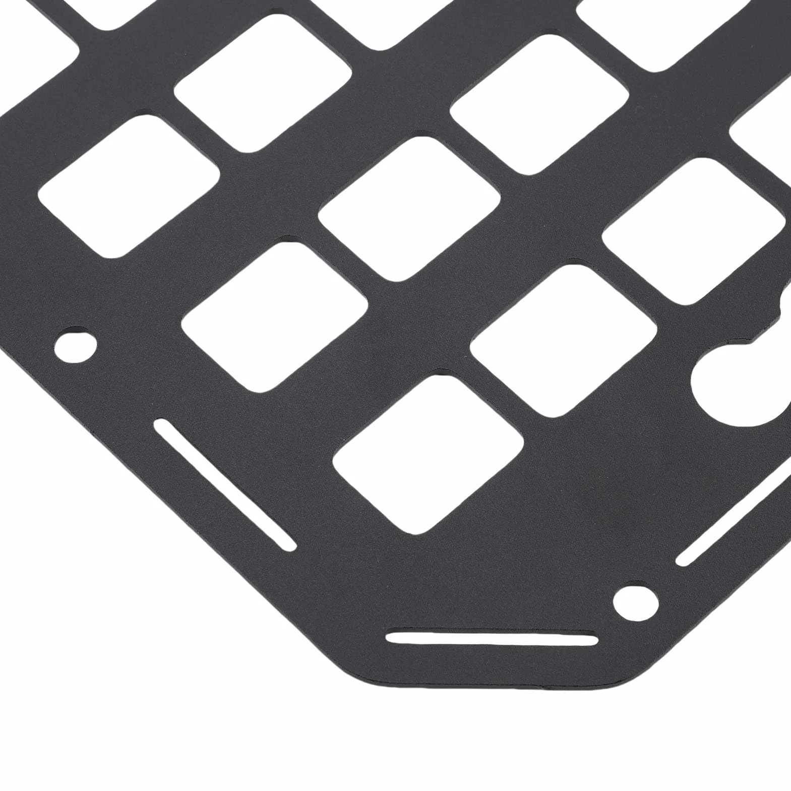 Fockety Pannello Molente a Letto Laterale, 432x273x2mm Aluminium L Traccia Pannello MOLLE Pannello Truck Pannello MOLLE MOLLE Pannello per Berlina SUV Pickup Van RV