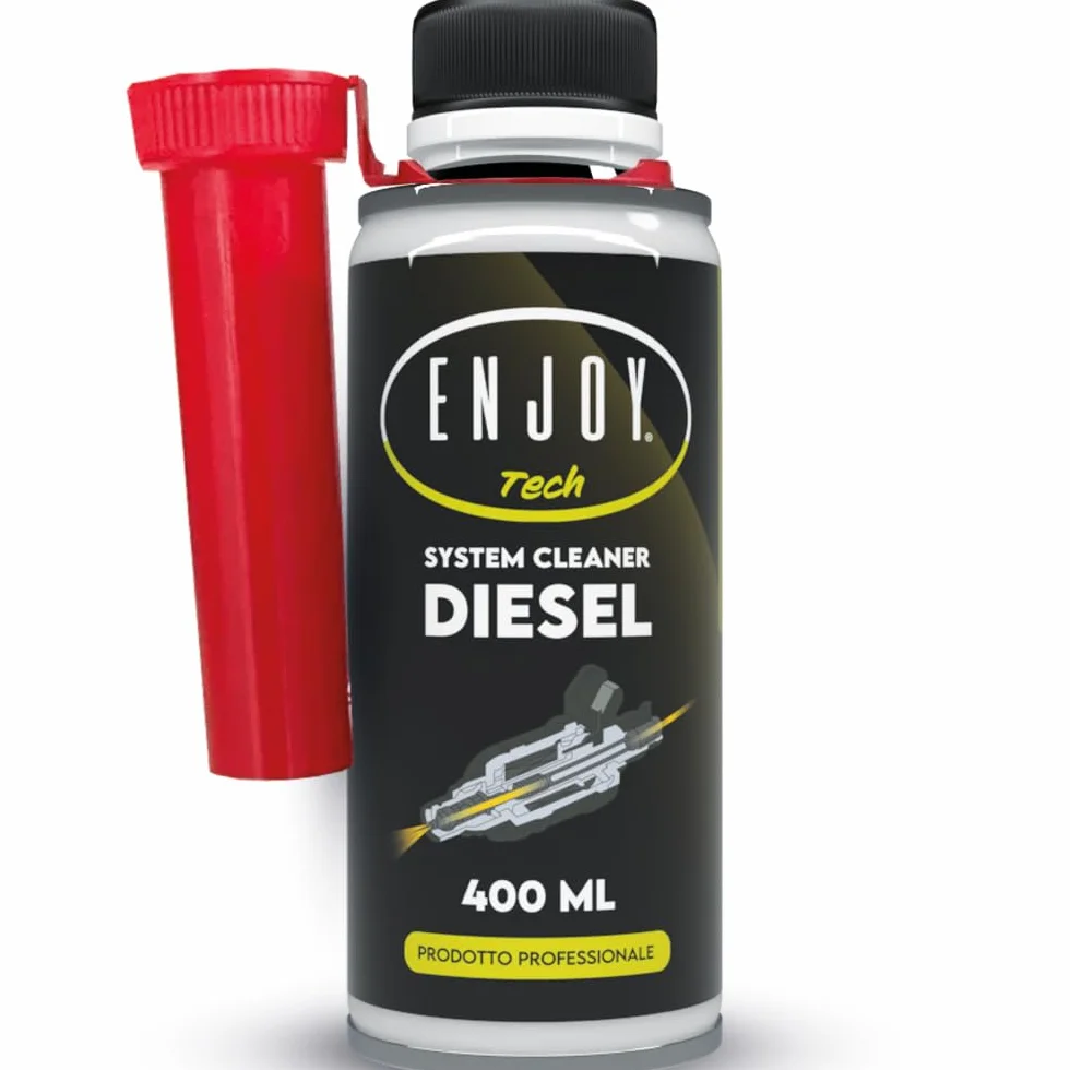 ENJOY TECH System Cleaner Diesel 400ML - Additivo Professionale Pulizia Iniettori Protezione Motore