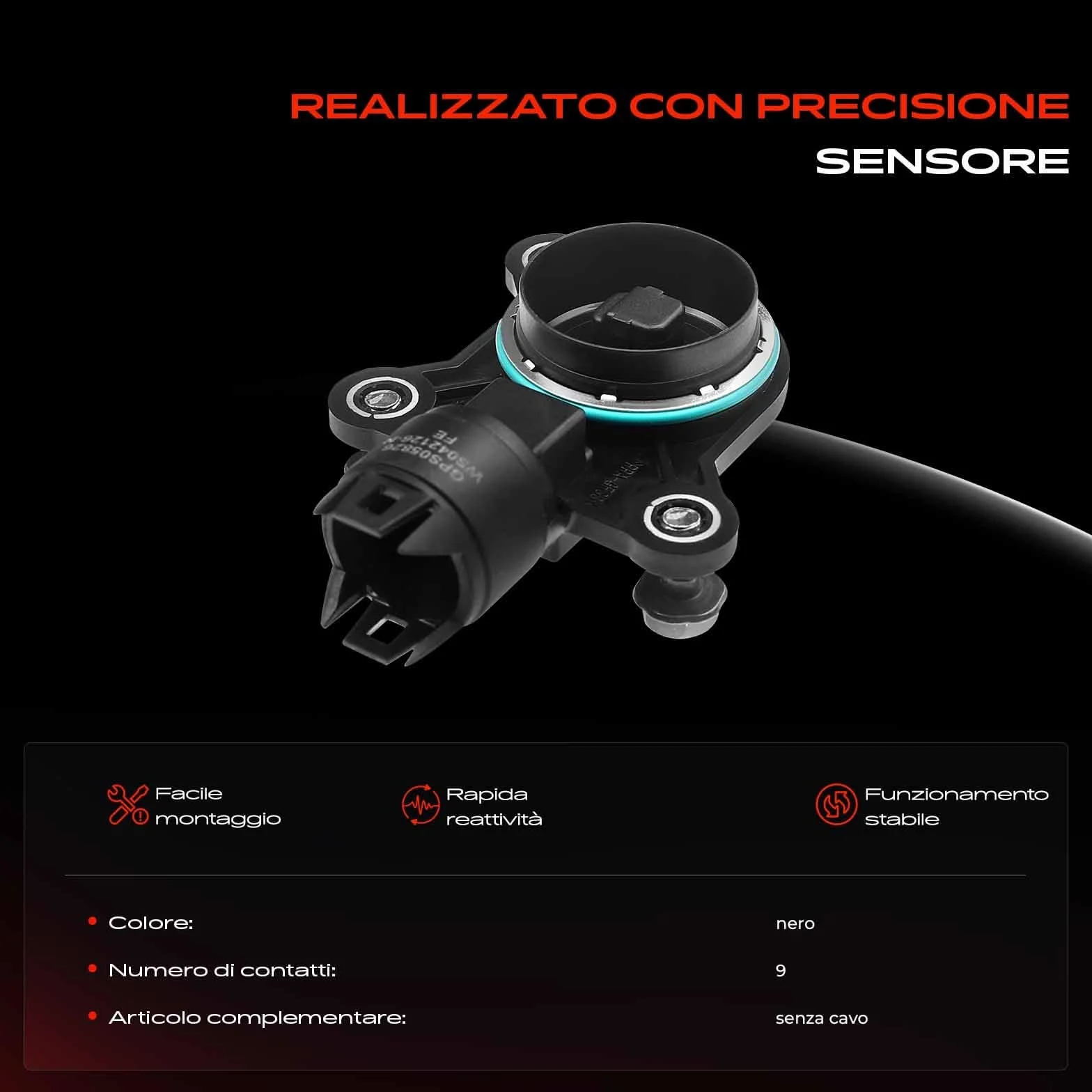 Sensorshop24 -Sensore per albero della valvola variabile per C3 C4 II DS3 5008 508 308 RCZ Berlingo Multispace Partner Tepee 207 208 DS4 C5 III 2008 I 3008 Partner 2006-2020