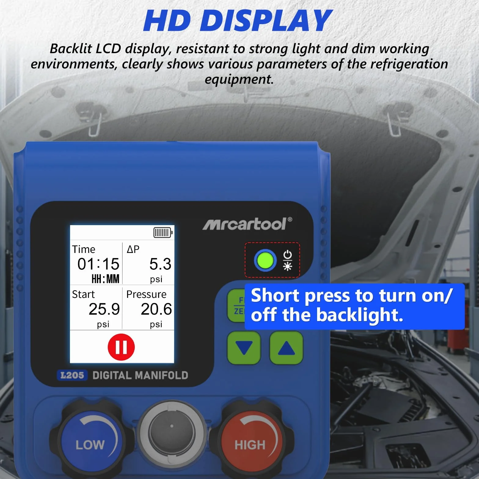 MRCARTOL Kältemittel Distributore digitale per climatizzatori 92 refrigeranti display HVAC R134A R32 R410A