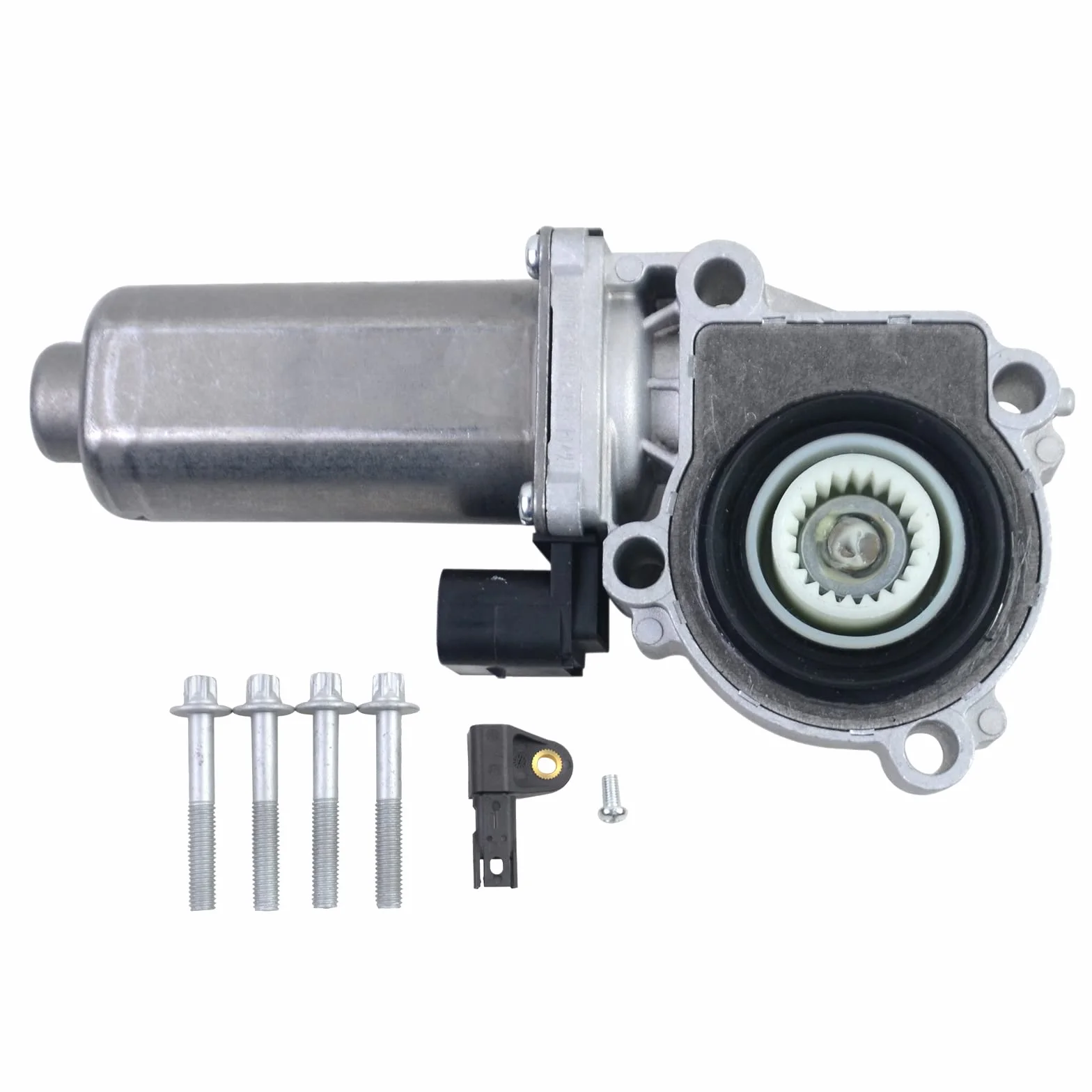 27107566296 Motore cambio attuatore per scatola di trasferimento 4WD con sensore compatibile con X3 X83, F25 (2004-2010) X5 E53, E70, F15, F85 (2000-2006) X6 E71 # 27103455139 27107541782 27103455136