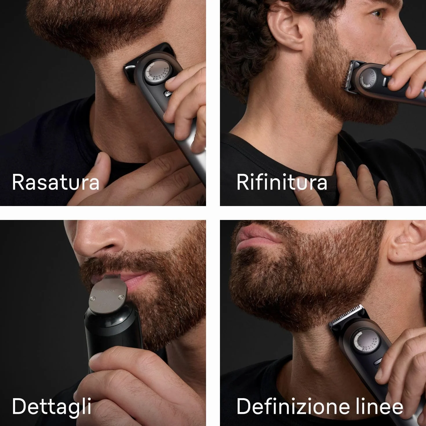 Braun Series 9 Rasoio Elettrico Barba, Lama Problade Affilata a Vita, 180 Min, 52 Lunghezze, Impermeabile, Bt9545