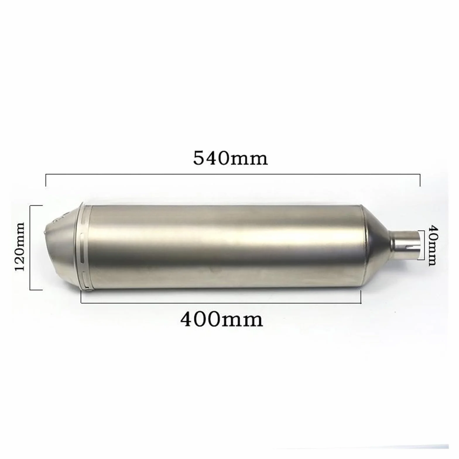 Marmitta Moto Tubo Di Scarico Per Motocicletta Per Leovince 4Road Per J125 J300 Per Vario 201 GTS250 GT125 Scarico 40mm Tubo Di Scarico Silenziatore