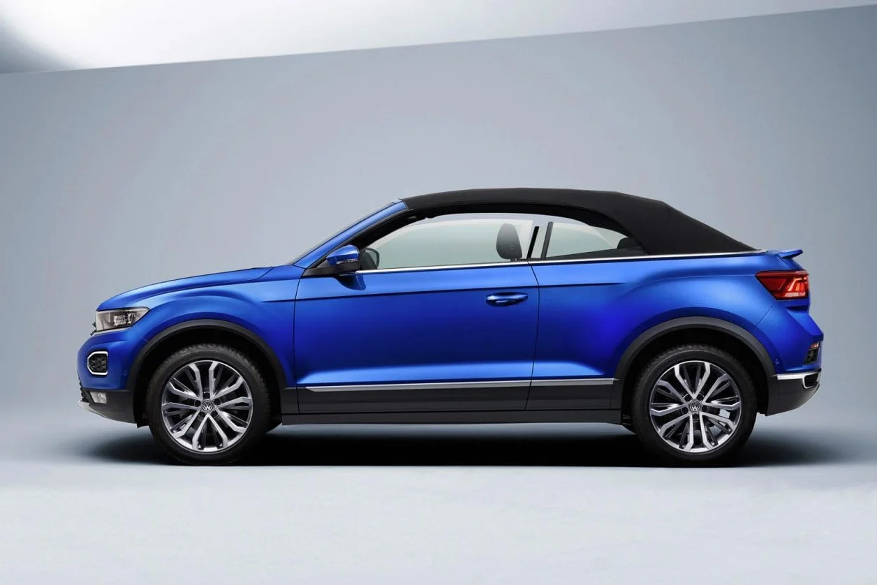 Copri Capote Impermeabile su Misura per Volkswagen T-Roc cabrio, Protezione da Pioggia, sporco e Raggi UV, Sistema Antifurto Personalizzato, Nero.