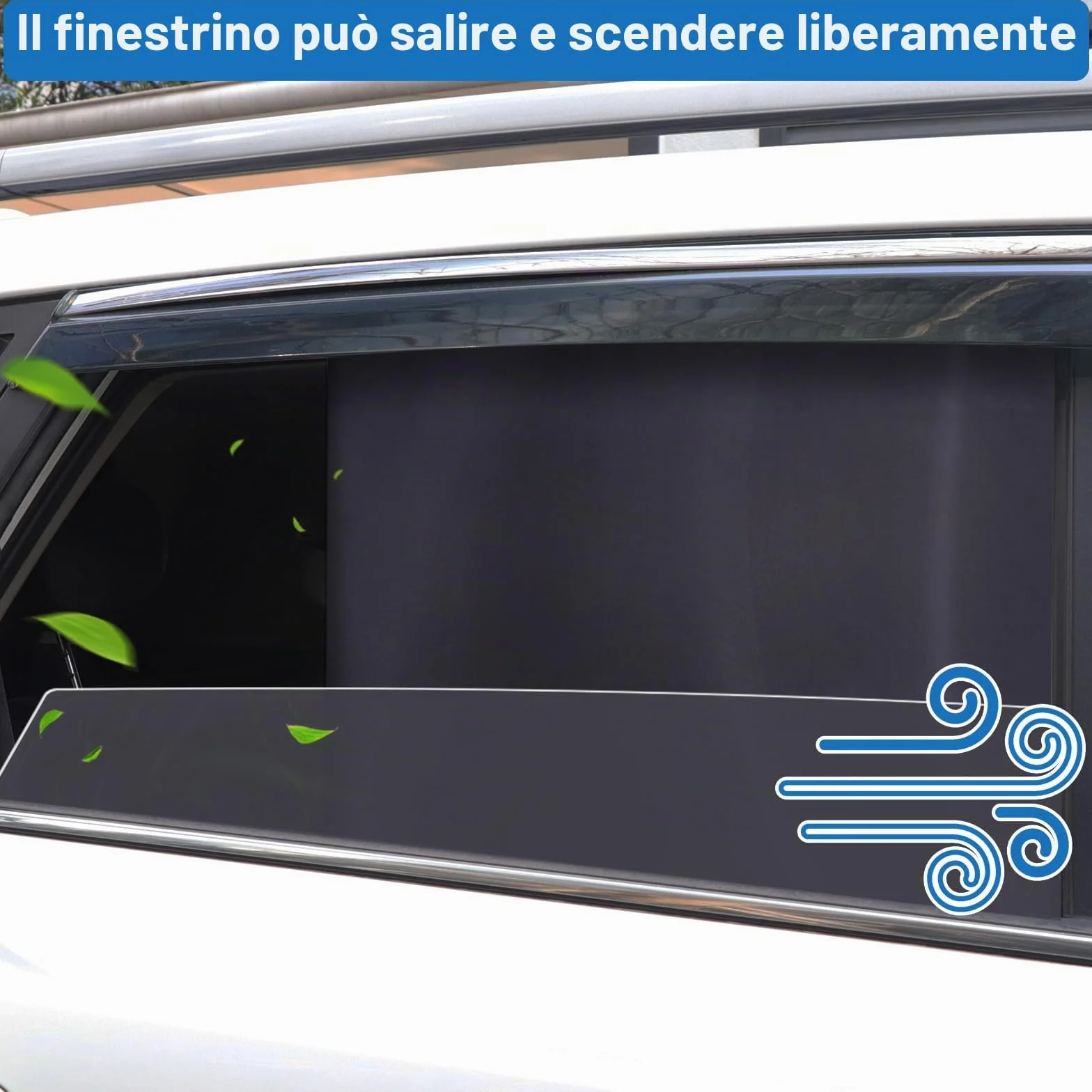Tevlaphee Parasole Auto Magnetico per Bambini, Protezione UV, Tendina Termoriflettente e Oscurante per Finestrini Auto – Ideale per Adulti e Animali Domestici