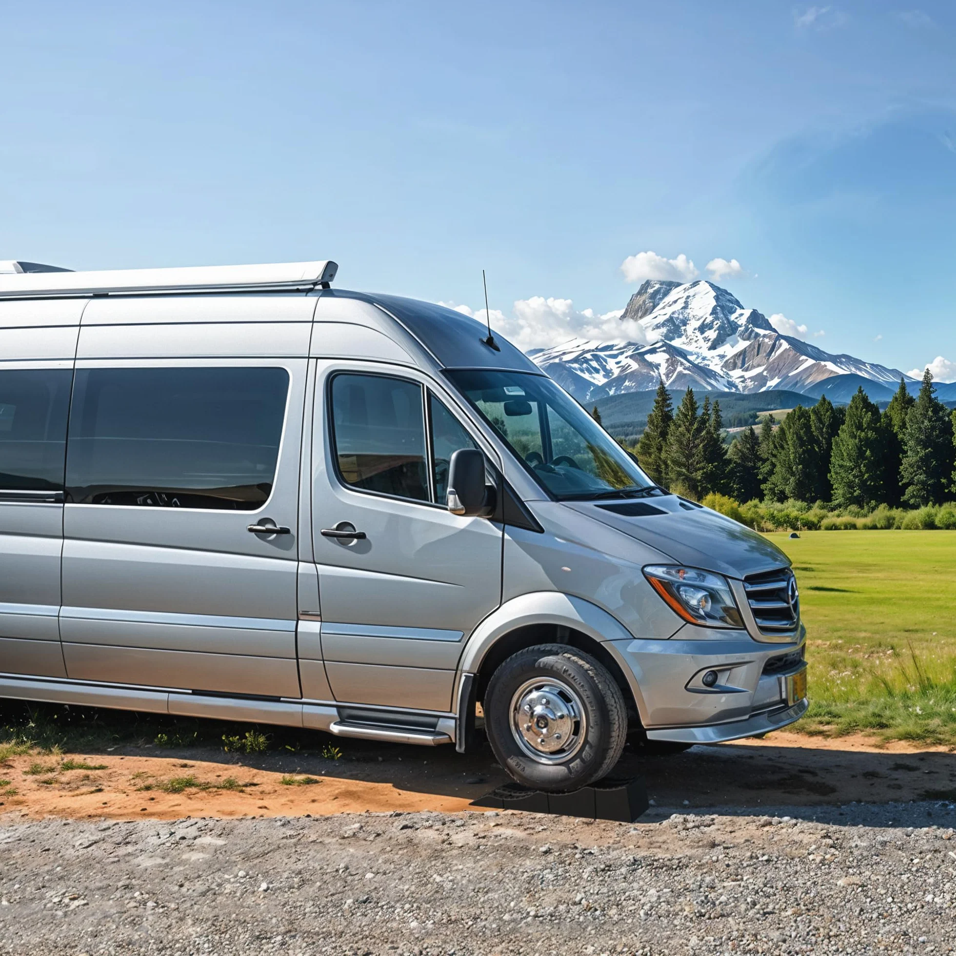 Cunei con gradini per roulotte e camper – Cunei antiscivolo in PP, capacità di carico 5000 kg, accessori da campeggio