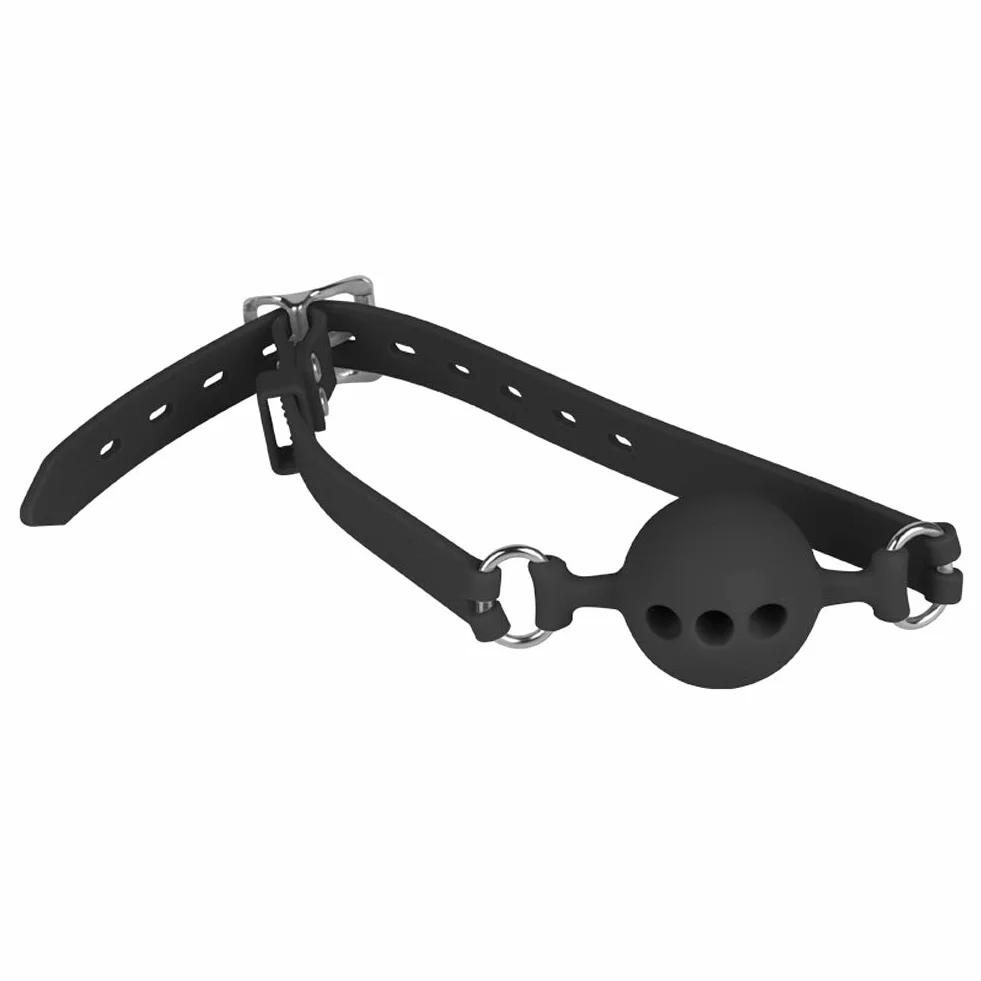 Bocca traspirante Gag Silicone SM Sex Toy BDSM Fetish Bondage