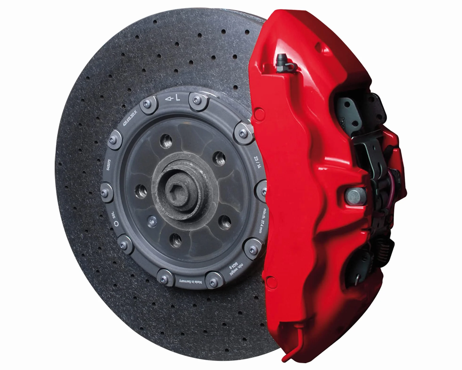 FOLIATEC Set vernici pinze freno resistenti al calore Racing Rosso 7 pezzi