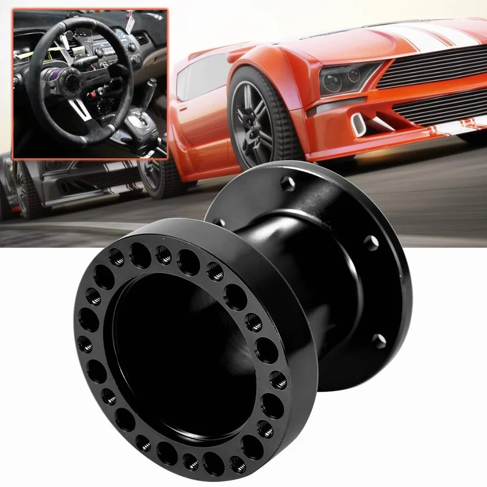 Mozzo volante universale 3 pollici in alluminio kit adattatore distanziale per auto
