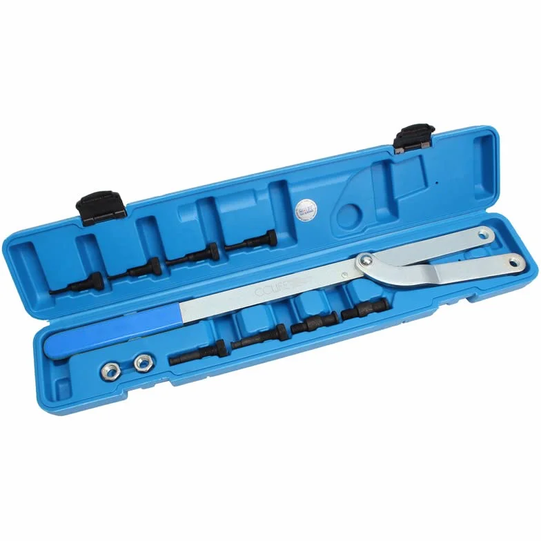 CCLIFE Set attrezzi chiave controsupporto per albero a camme con 2 tenditori e 8 bulloni bloccaggio
