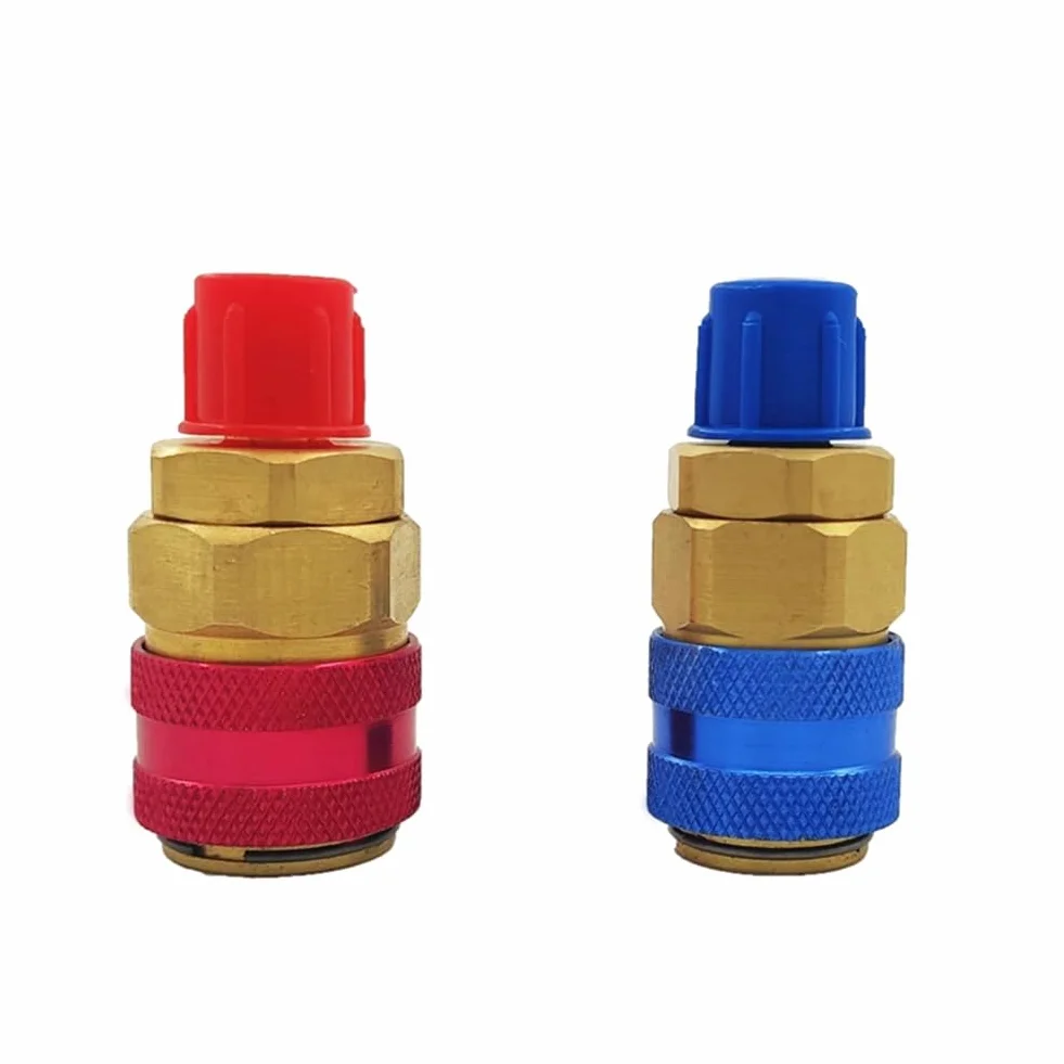 Set di Manometri per Collettore di Refrigerante, Strumento di Climatizzazione per R410A R32 R134A, Pezzi di Ricambio di Ricambio per Strumento di Refrigerazione per Aria Condizionata
