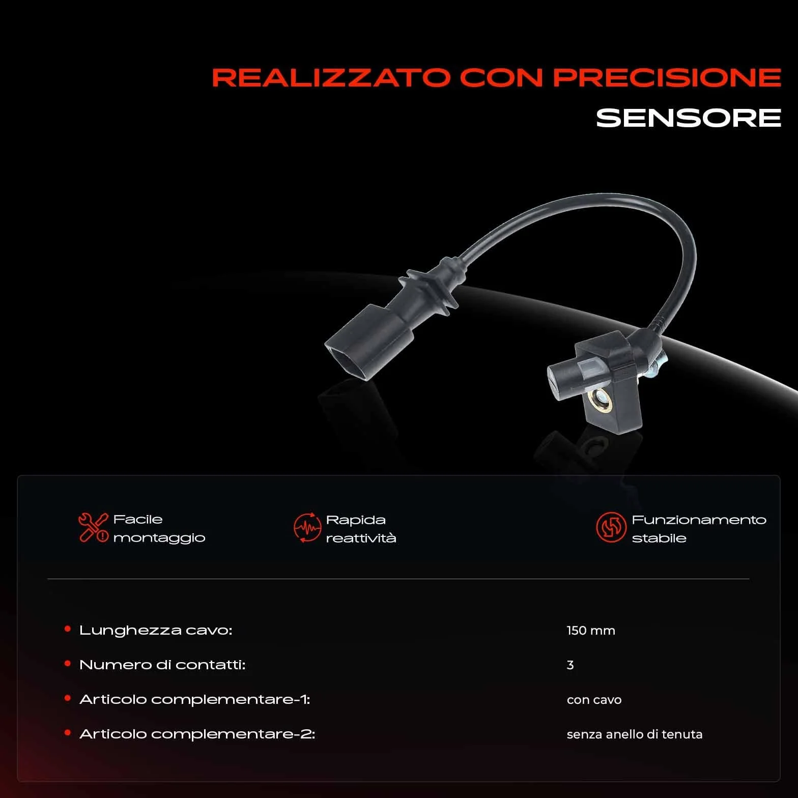 Frankberg Posizione dell'albero Motore Sensore dell'albero Motore 3-Poli Compatibile con Serie 3 Touring E46 Serie 5 Touring E61 X5 E70 Serie 5 E60 Serie 3 E46 Replace# 13627787192