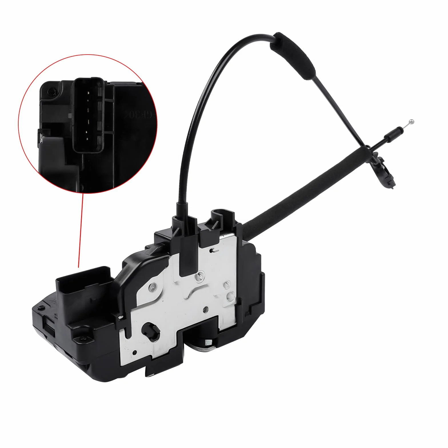 Attuatore serratura porta anteriore destra con 6 perni di ricambio per NV400 Master III Movano B 2.3 dCi 80502-00Q0K 80502-00Q1H 82502-00Q0D 4419257 4421454 93197290 805020009R