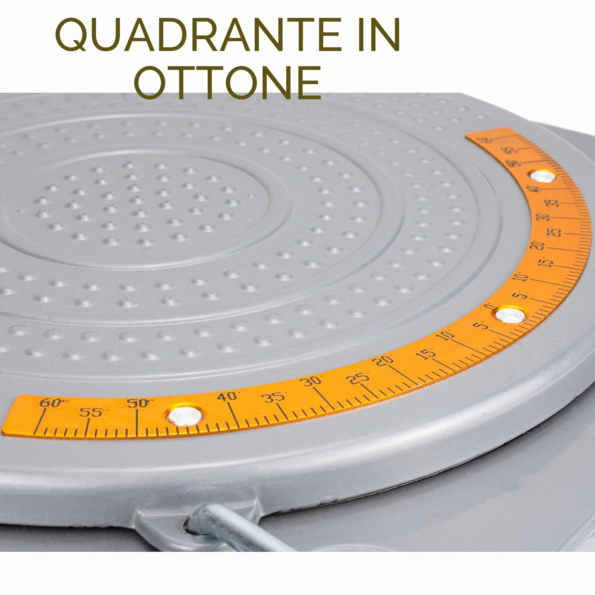 AutoSolo Piastre di Allineamento Ruote Attrezzo per Convergenza Auto 4 Ton Quadrante in Ottone Kit Completo