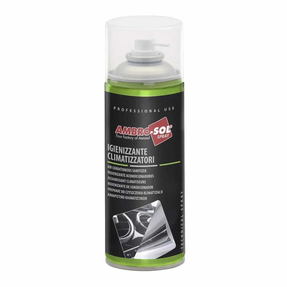 Ambro-Sol A461 Igienizzante Climatizzatori 400 Ml Elimina Sporco Cattivi Odori Rinfresca Tratti