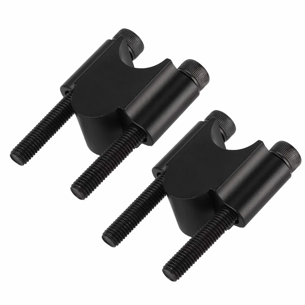 Rialzo manubrio universale, Moto Rialzo manubrio in lega di alluminio, 7/8 '22mm, Flangia di sollevamento della barra del motociclo (nero)