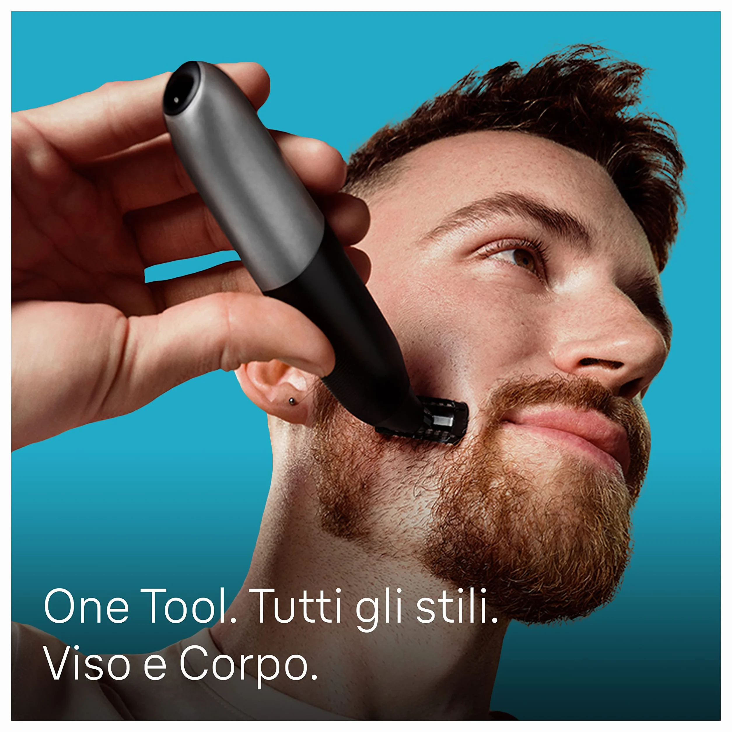 Braun Series X XT5200 Rasoio Elettrico Barba Capelli Lama 4D SkinShield 45 Minuti Senza Fili