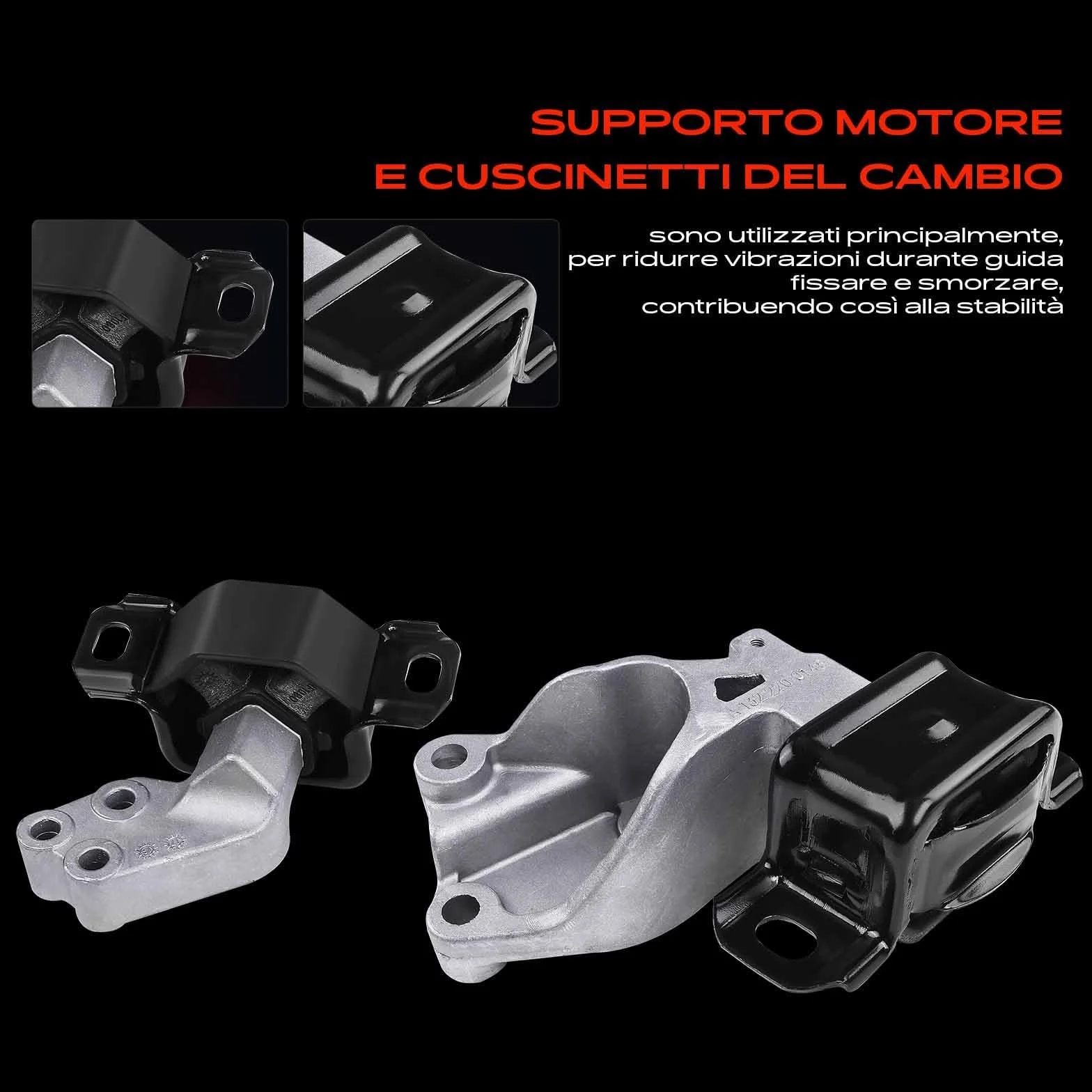 Frankberg Supporto Motore Compatibile Fortwo Coupé 450 0.8L 451 0.8L Cabrio 1322200048