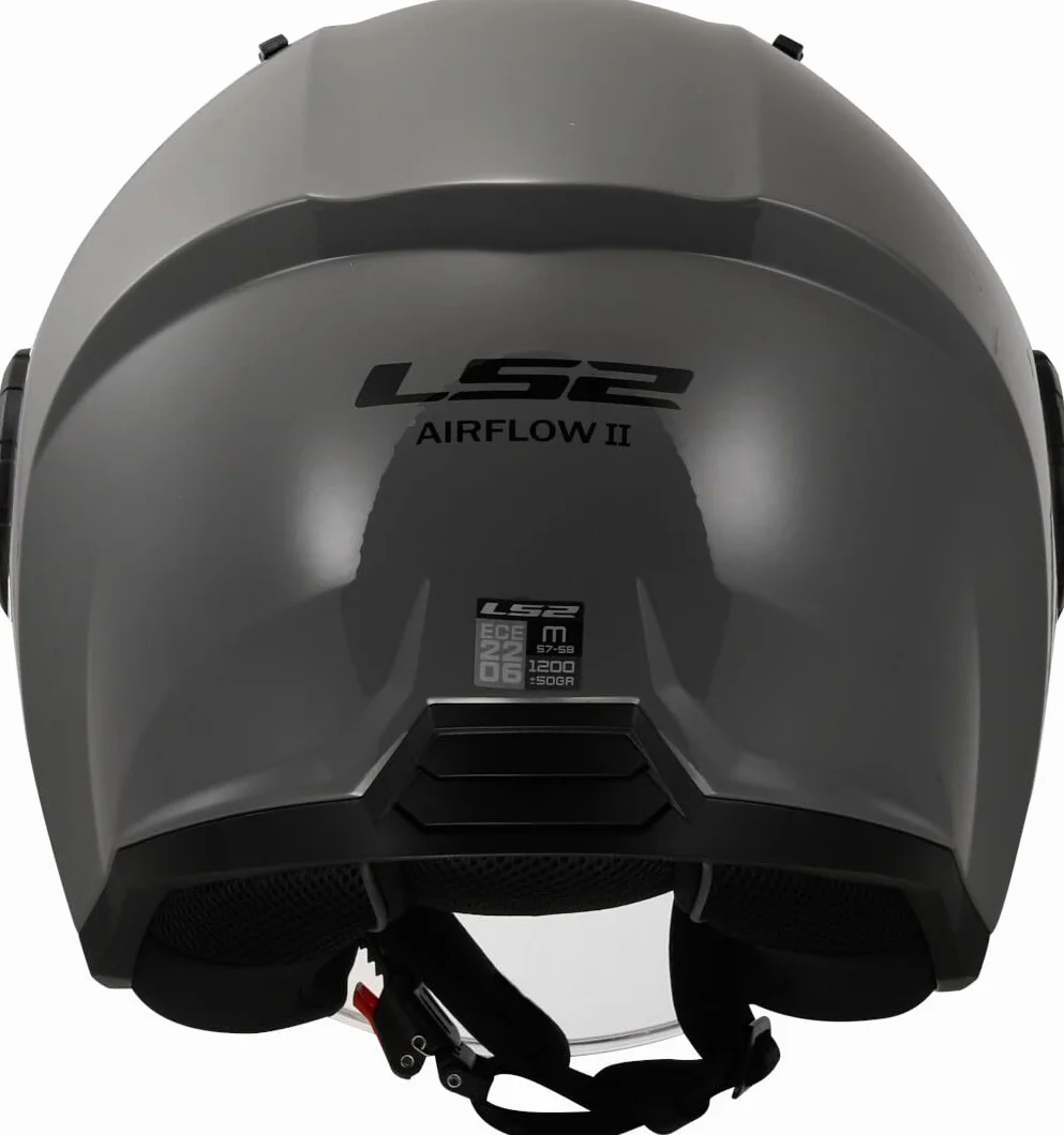 LS2 Open Faced Motorcycle Helmet Airflow II ECE 22.06