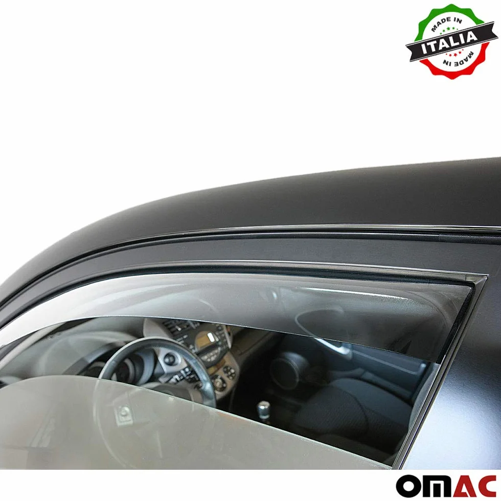 Deflettore antivento compatibile con Mercedes Sprinter W906 2006-2019 acrilico scuro 2X