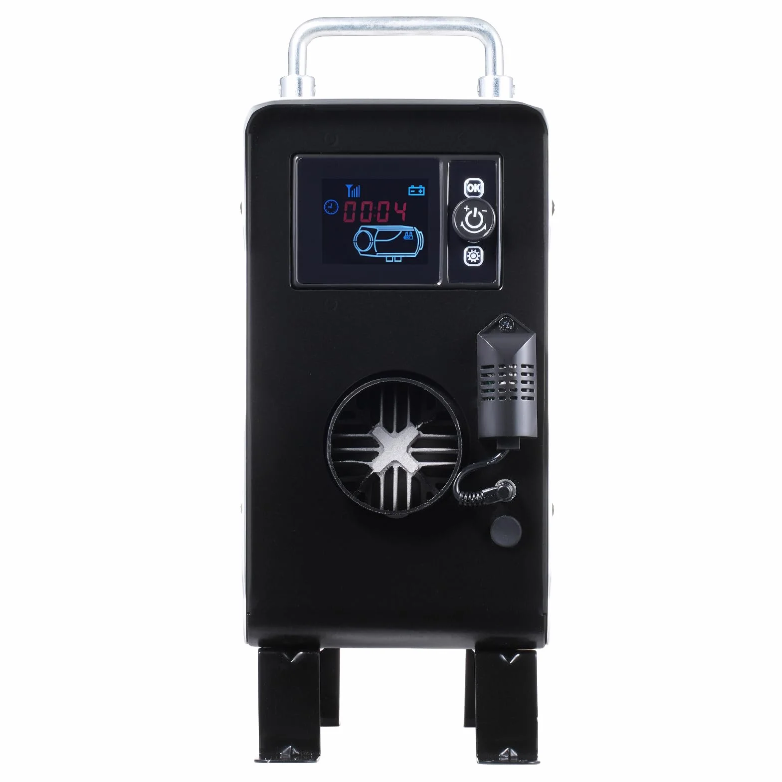 VEVOR Riscaldatore d'Aria Diesel 2 KW 12V/24V Bluetooth Controllo App Telecomando Schermo Allarme CO Portatile