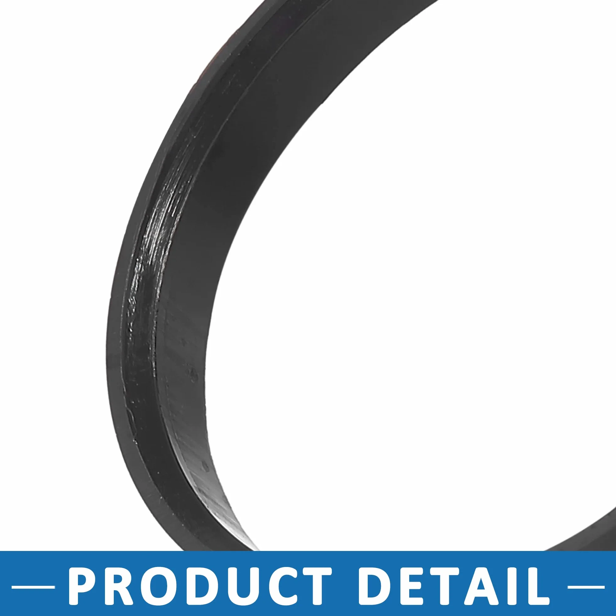 ABSOPRO Mozzo Centrico Anellos Hubrings Centraggio 65,1 To 63,4mm Ruota Foro Centro Nero (Set 4)