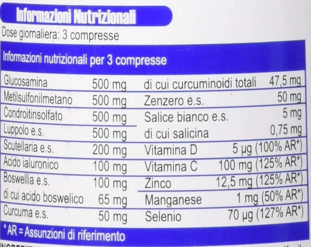 Yamamoto Nutrition ArthroMINE® integratore articolazioni glucosamina 2 confezioni 240 compresse