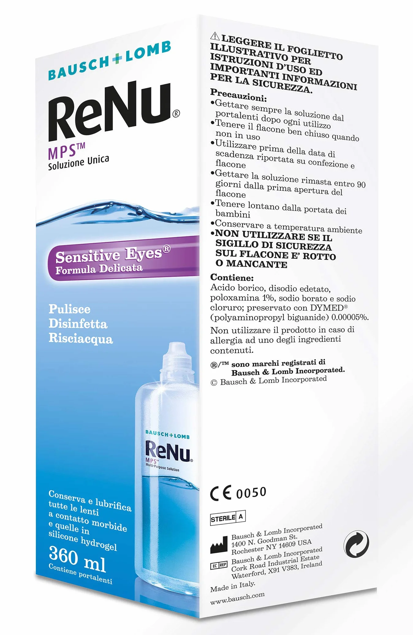 Renu MPS Soluzione Unica per Lenti a Contatto 360ml