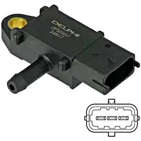 DELPHI DPS00017 Sensore Pressione gas scarico