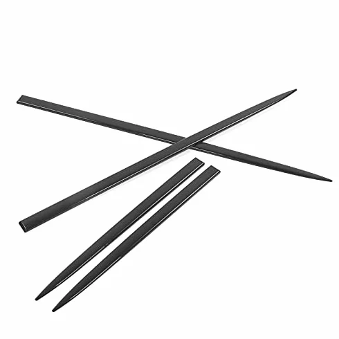 Modifica automatica della protezione della porta nera luminosa 4PCS