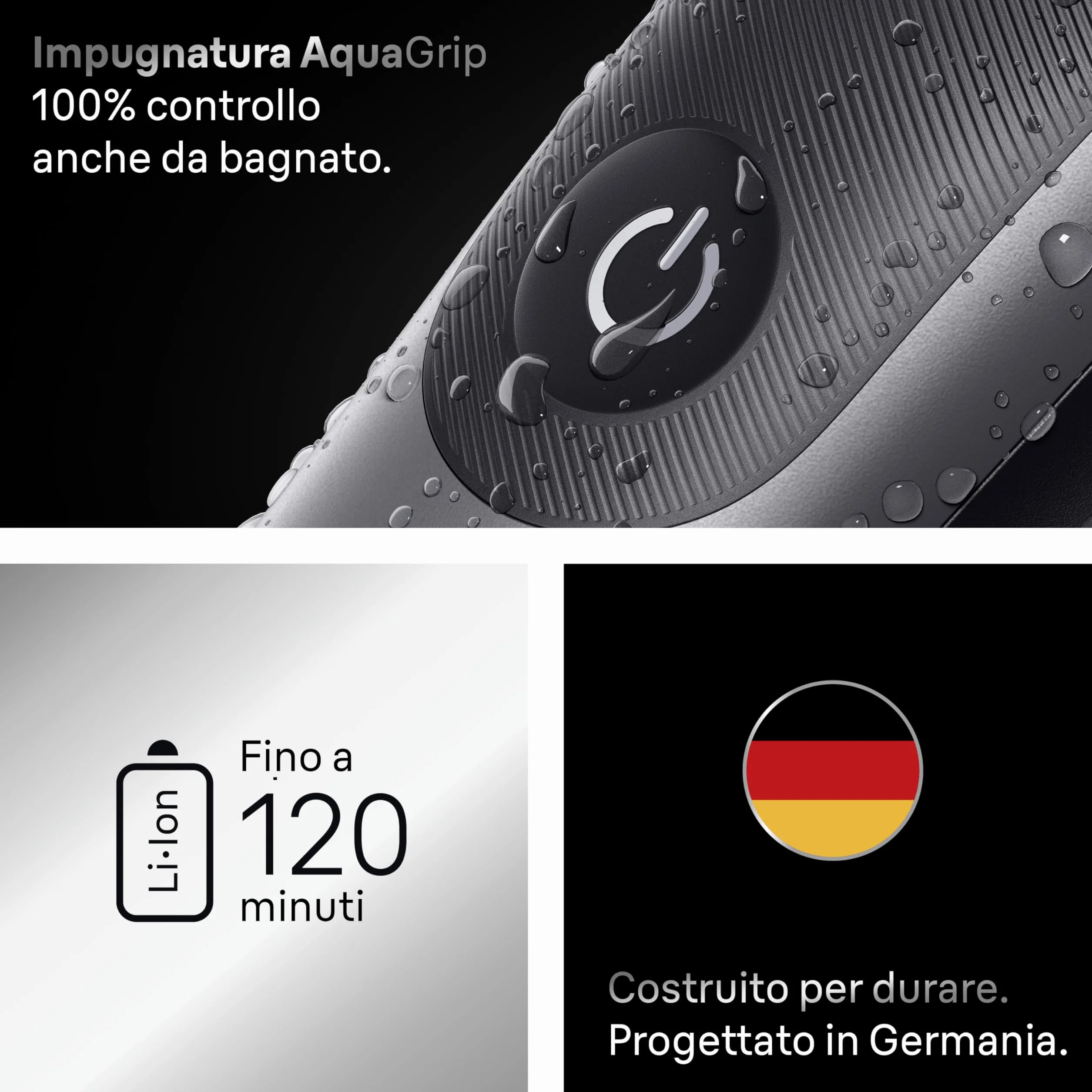 Braun Series 7 All-In-One Rifinitore 12In1 Rasoio Elettrico Barba Lama ProBlade Wet&Dry Grigio