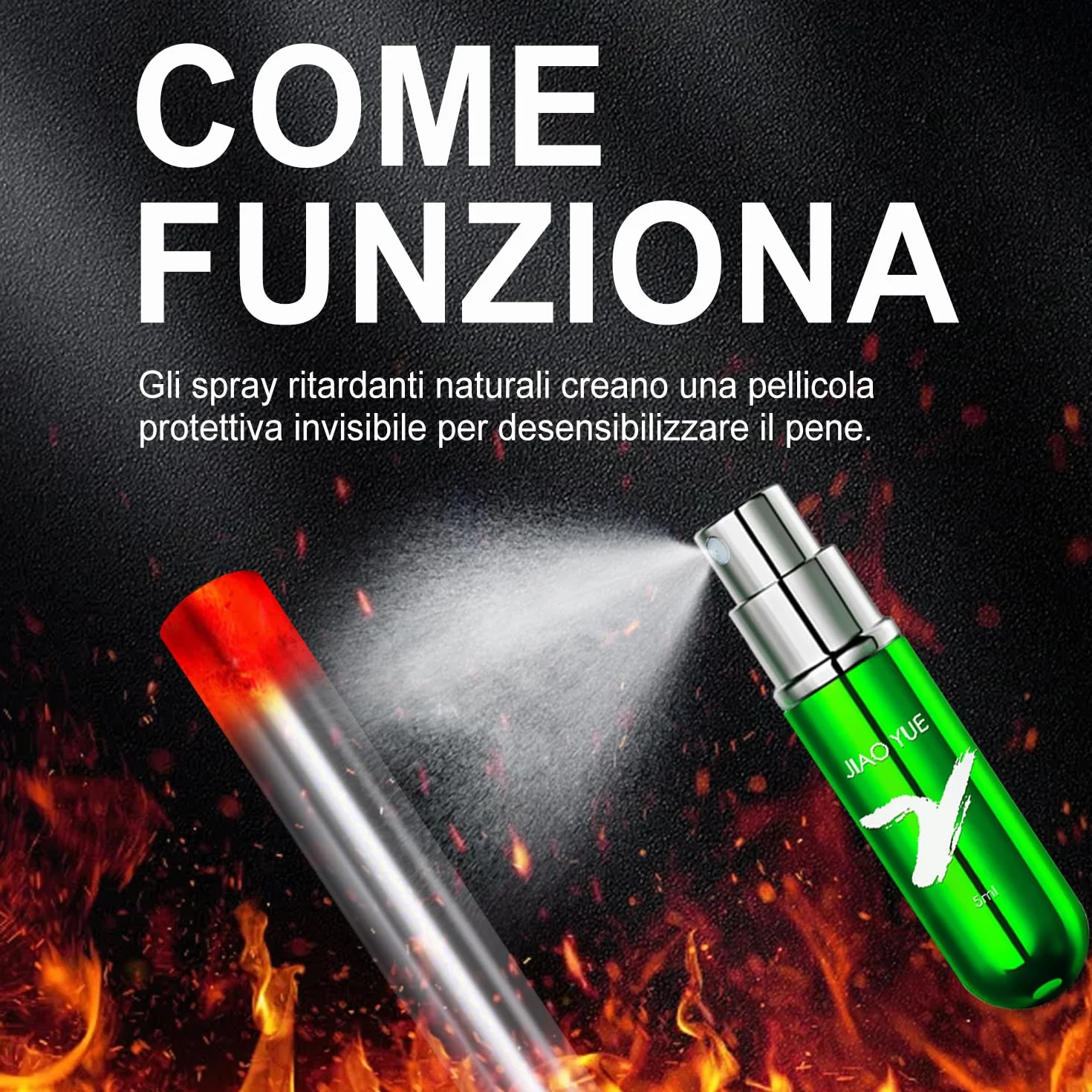 Spray Ritardante 5ml Clinicamente Provato per Durata Prolungata