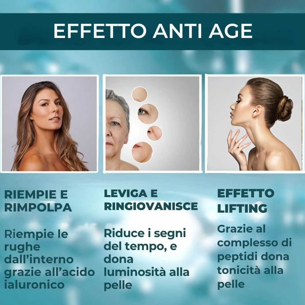 Collagene da Bere con Acido Ialuronico, Biotina, Msm, Vitamina C e Peptide - Collagen Idrolizzato per Ossa e Articolazioni
